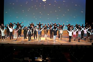 ミュージカル公演の模様